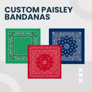 Custom Bandanas With Borders