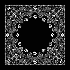 Border 37 - Custom Printed Bandanas -Screen Printed - 27 X 27