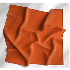 Custom Solid Color Bandana, Imported, 100% Cotton, Orange, 22" x 22"