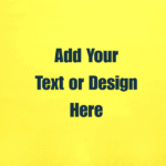 Custom Solid Color Bandana, Imported, 100% Cotton, Light Yellow, 22" x 22"