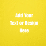 Custom Solid Color Bandana, Imported, 100% Cotton, Yellow, 22" x 22"