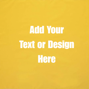 Custom Solid Color Bandana, Imported, 100% Cotton, Gold, 22" x 22"