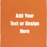 Custom Solid Color Bandana, Imported, 100% Cotton, Burnt Orange (Rust), 22" x 22"