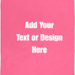 Custom Solid Color Bandana, Imported, 100% Cotton, Pink, 22" x 22"