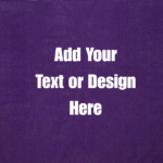 Custom Solid Color Bandana, Imported, 100% Cotton, Purple / Grape, 22" x 22"