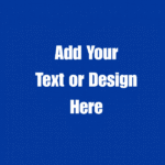 Custom Solid Color Bandana, Imported, 100% Cotton, Royal Blue, 22" x 22"