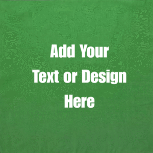 Custom Solid Color Bandana, Imported, 100% Cotton, Kelly Green, 22" x 22"