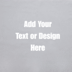 Custom Solid Color Bandana, Imported, 100% Cotton, Light Grey, 22" x 22"