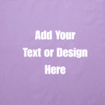 Custom Solid Color Bandana, Imported, 100% Cotton, Lilac, 22" x 22"