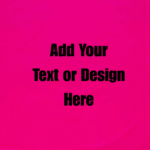 Custom Solid Color Bandana, Imported, 100% Cotton, NEON Hot Pink, 22" x 22"