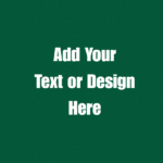 Custom Solid Color Bandana, Imported, 100% Cotton, Hunter Green, 22" x 22"