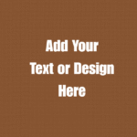 Custom Solid Color Bandana, Imported, 100% Cotton, Brown, 22" x 22"