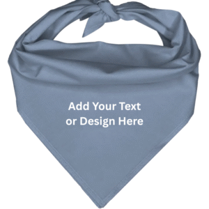 Custom Triangle Solid Bandana, 22X 30X 22, 1Pc, Light Blue,