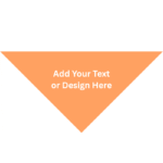 Custom Triangle Solid Bandana, 22X 30X 22, 1Pc, Peach,